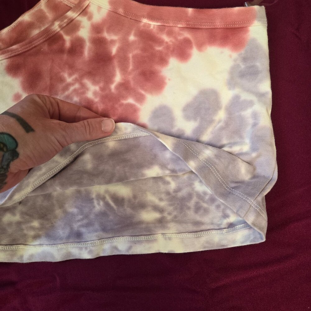 Champion tie dye off shoulder crop top, size M - Picture 4 of 6